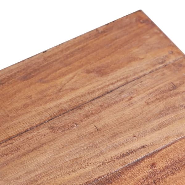 Soffbord 60x45x23 cm massivt återvunnet trä
