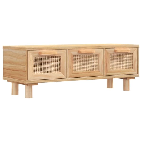 Soffbord brun 80x40x30 cm konstruerat trä&massiv furu