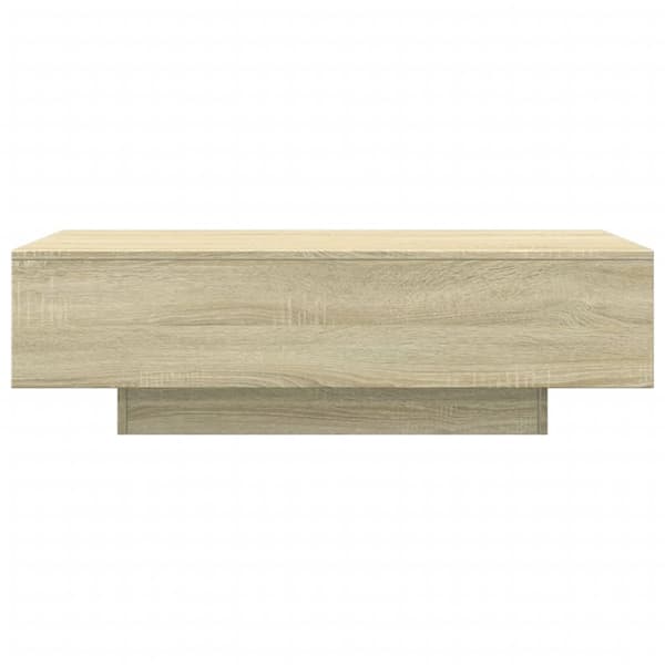 sofabord 100x49,5x31 cm konstrueret træ sonoma-eg