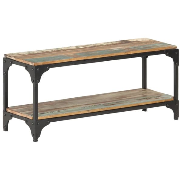 sofabord 90x30x40 cm massivt genbrugstræ