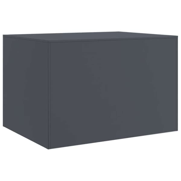 vidaXL Salongbord antrasitt 67x50x44 cm stål
