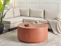 Miniatyrbillede 4 af 7: Have Sofabord Rød Terrazzo MgO ø 90 cm Rundt Havesofabord Finish til Sofa Tilbehør Kaffebord Design Udendørs Lounge Bord
