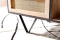 Miniatyrbillede 6 af 7: Rootz Sofabord - Massivt træ & Rattan - Stuebord - Stilfuldt design - Ekstra opbevaringsplads - Holdbar konstruktion - 90cm x 45cm x 37cm