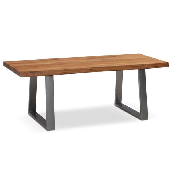 Rootz Sofabord - Stuebord - Sofabord - Massivt akacietræ - Håndlavet - Unikt design - Justerbar højde - 120cm x 60cm x 46cm