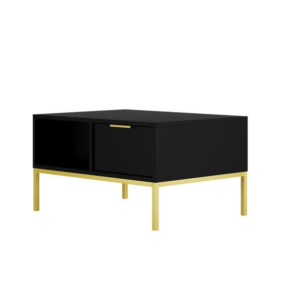 Austin - Tv Bord 80 - Sort Og Guld