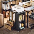 Miniatyrbillede 9 af 9: SoBuy Arkivskab Printerstativ Mobilt arkivskab ASK01-PF