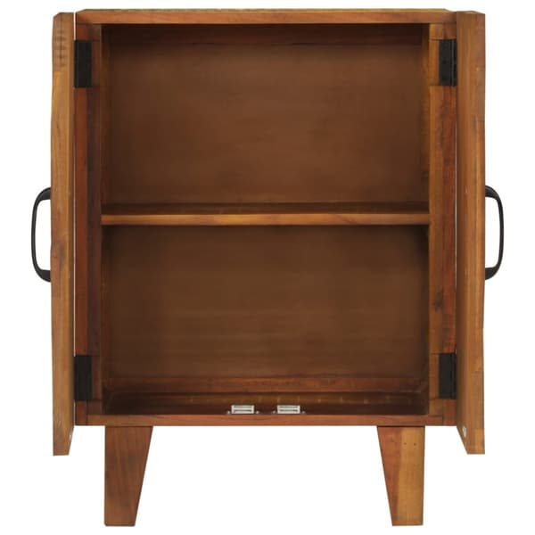 vidaXL Käsin veistetty senkki 55x30x75 cm täysi kierrätetty puu