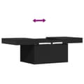 Miniatyrbilde 8 av 11: vidaXL Salongbord svart 100x55x40 cm konstruert tre