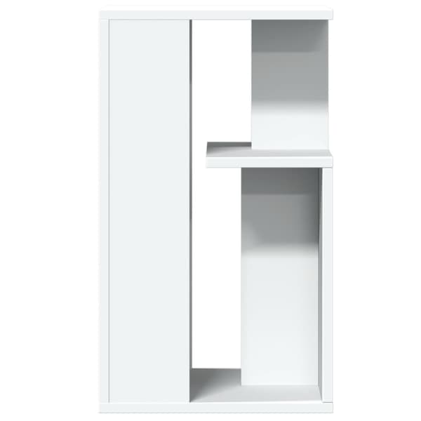 vidaXL Sidebord hvit 35x35x60 cm sponplate
