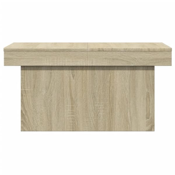 vidaXL sofabord 80x55x40 cm konstrueret træ sonoma-eg