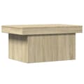 Miniatyrbillede 1 af 11: vidaXL sofabord 80x55x40 cm konstrueret træ sonoma-eg