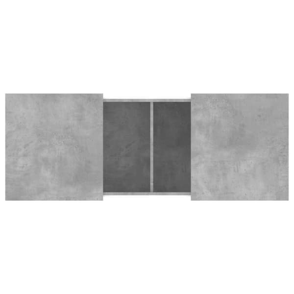 vidaXL Soffbord betonggrå 100x55x40 cm konstruerat trä