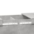 Miniatyrbillede 9 af 11: vidaXL sofabord 100x55x40 cm konstrueret træ betongrå