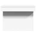 Miniatyrbilde 5 av 11: vidaXL Salongbord hvit 80x55x40 cm konstruert tre