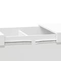 Miniatyrbilde 9 av 11: vidaXL Salongbord hvit 80x55x40 cm konstruert tre