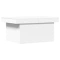 Miniatyrbilde 1 av 11: vidaXL Salongbord hvit 80x55x40 cm konstruert tre