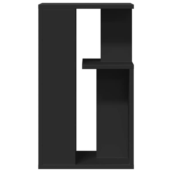 vidaXL Sidebord svart 35x35x60 cm konstruert tre