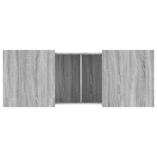 vidaXL sofabord 100x55x40 cm konstrueret træ grå sonoma-eg