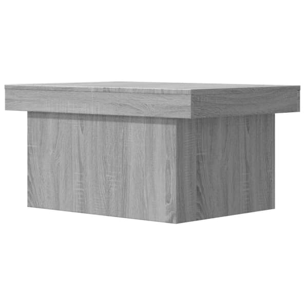 vidaXL Soffbord grå sonoma 100x55x40 cm konstruerat trä