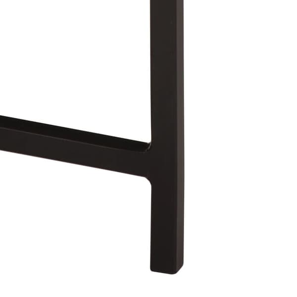 vidaXL Stablebare salongbord 3 stk heltre mango og jern