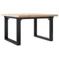 Miniatyrbilde 2 av 10: vidaXL Salongbord O-ramme 60x60x40,5 cm heltre furu og stål