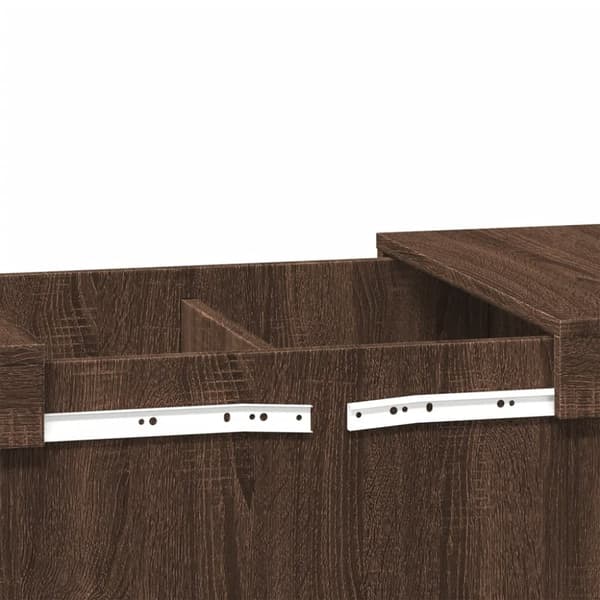 vidaXL Sohvapöytä ruskea tammi 100x55x40 cm tekninen puu