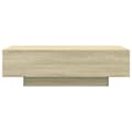 Miniatyrbillede 5 af 10: vidaXL sofabord 100x49,5x31 cm konstrueret træ sonoma-eg