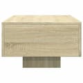 Miniatyrbillede 6 af 10: vidaXL sofabord 100x49,5x31 cm konstrueret træ sonoma-eg