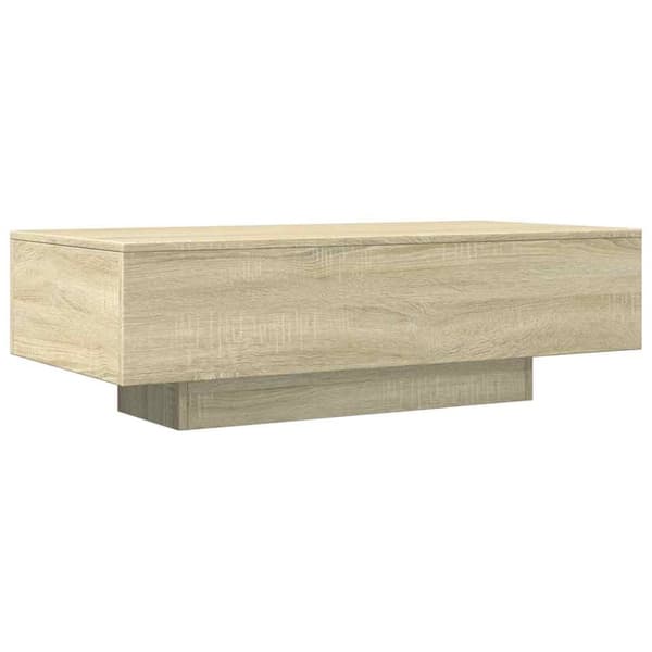 vidaXL sofabord 100x49,5x31 cm konstrueret træ sonoma-eg