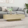 Miniatyrbillede 2 af 10: vidaXL sofabord 100x49,5x31 cm konstrueret træ sonoma-eg