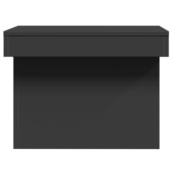 vidaXL sofabord 80x55x40 cm konstrueret træ sort
