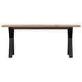 Miniatyrbilde 4 av 10: vidaXL Salongbord Y-ramme 110x40x45,5 cm heltre furu og stål