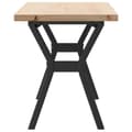 Miniatyrbilde 5 av 10: vidaXL Salongbord Y-ramme 110x40x45,5 cm heltre furu og stål