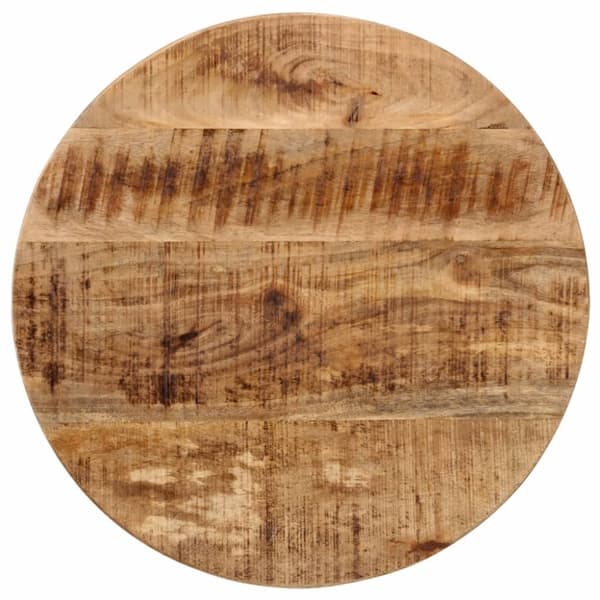 vidaXL Sohvapöytä 45x45x40 cm täysi mangopuu ja rauta