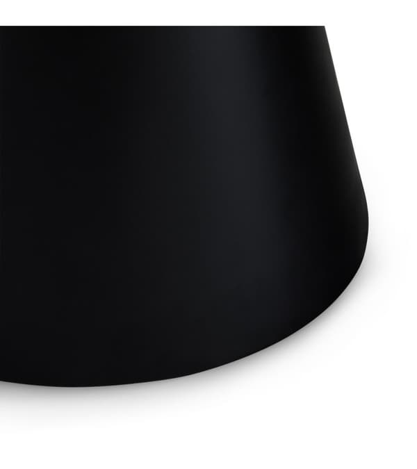 Rootz soffbord - Runt bord - Modernt mittpunkt - Slitstark MDF - Elegant marmorfinish - Enkelt underhåll - 80 cm x 80 cm x 45 cm
