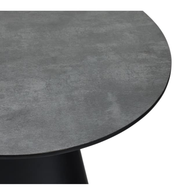 Rootz-sohvapöytä - Pyöreä pöytä - Moderni sohvapöytä - Minimalistinen muotoilu - Kestävä rakenne - Helppo huoltaa - 60cm x 60cm x 40cm