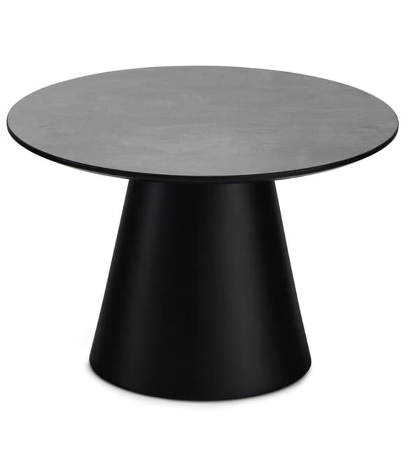 Rootz-sohvapöytä - Pyöreä pöytä - Moderni sohvapöytä - Minimalistinen muotoilu - Kestävä rakenne - Helppo huoltaa - 60cm x 60cm x 40cm