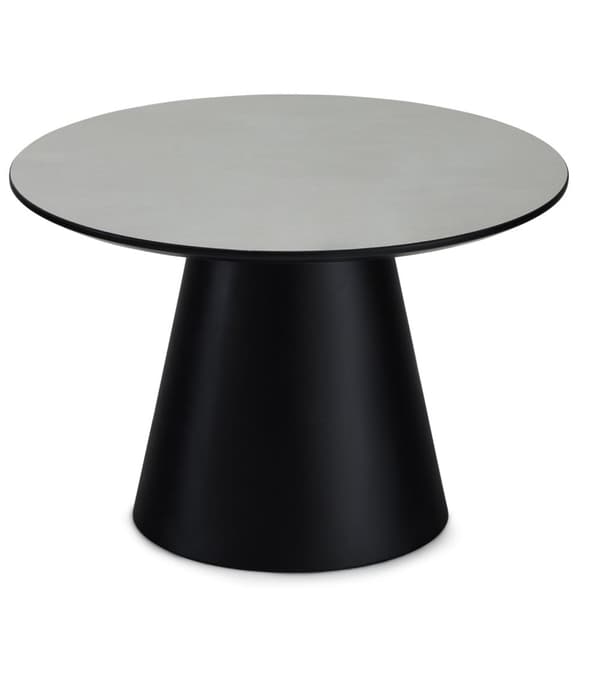 Rootz-sohvapöytä - Pyöreä pöytä - Moderni sohvapöytä - Minimalistinen muotoilu - Kestävä MDF-rakenne - Vakaa ja turvallinen - 60x60x40 cm