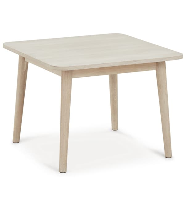 Rootz soffbord - Modernt soffbord - Snygga vardagsrumsmöbler - Slitstark, elegant design, lätt att underhålla - 70 cm x 70 cm x 52 cm - Naturlig ek me