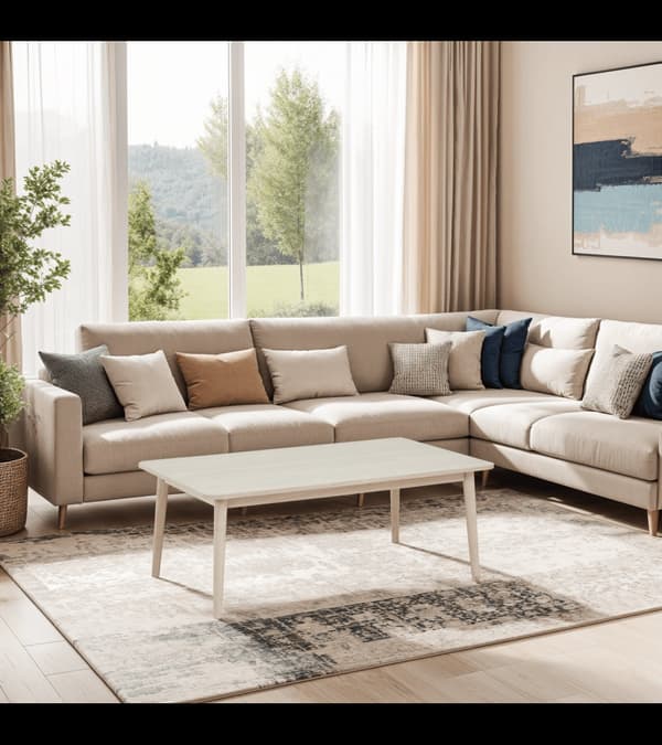 Rootz Soffbord - Rektangulärt soffbord - Vardagsrumsbord - Tidlös design - Robust konstruktion - Enkelt underhåll - 125cm x 70cm x 52cm