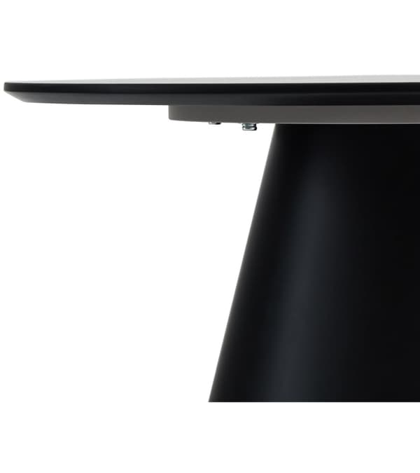 Rootz Soffbord - Runt bord - Modernt mittbord - Slitstark MDF - Modern Estetisk - Enkelt underhåll - 80cm x 80cm x 45cm