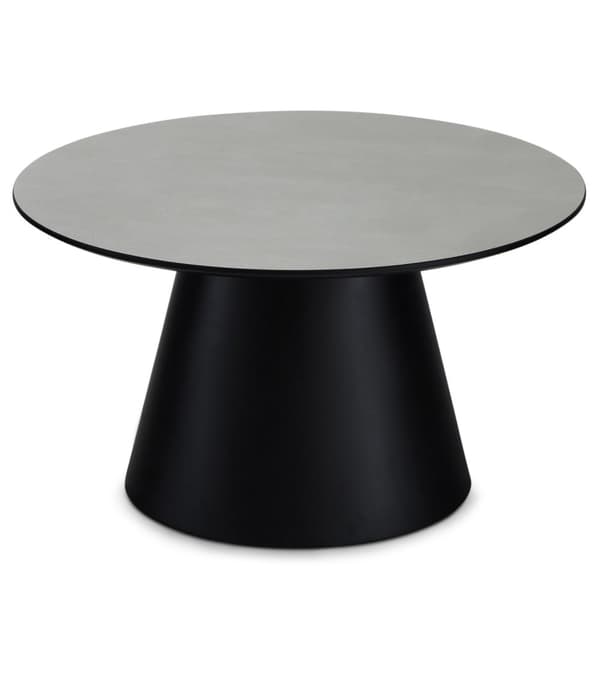 Rootz Soffbord - Runt bord - Modernt mittbord - Slitstark MDF - Modern Estetisk - Enkelt underhåll - 80cm x 80cm x 45cm
