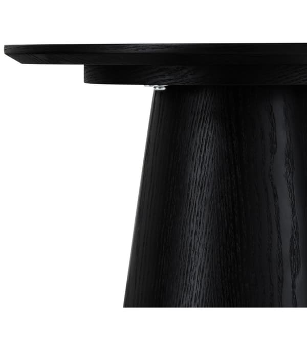 Rootz soffbord - Modernt mittpunkt - Elegant soffbord - Slitstark MDF, ekfanerfinish - Mångsidig och stabil - 45cm x 45cm x 50cm