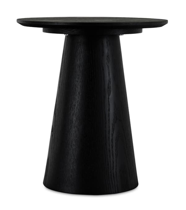 Rootz soffbord - Modernt mittpunkt - Elegant soffbord - Slitstark MDF, ekfanerfinish - Mångsidig och stabil - 45cm x 45cm x 50cm