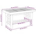Miniatyrbilde 6 av 7: vidaXL Salongbord 70x45x36 cm bambus