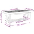Miniatyrbillede 6 af 7: vidaXL sofabord 110x55x45 cm bambus