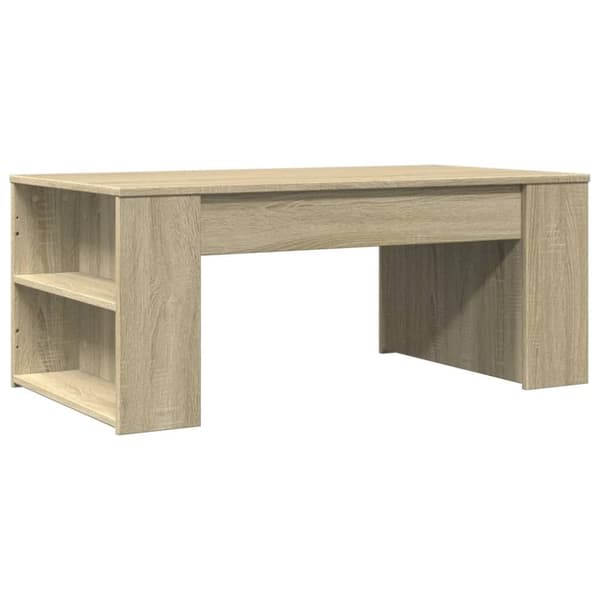 vidaXL sofabord 102x55x42 cm konstrueret træ sonoma-eg