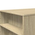 Miniatyrbillede 6 af 9: vidaXL sofabord 102x55x42 cm konstrueret træ sonoma-eg