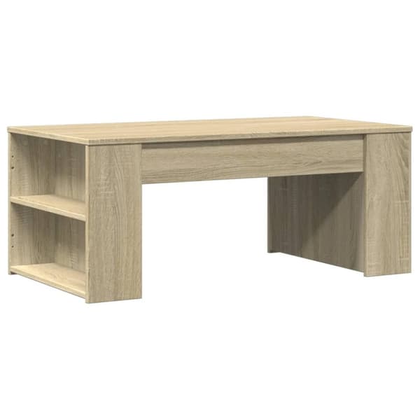 vidaXL sofabord 102x55x42 cm konstrueret træ sonoma-eg