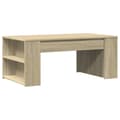 Miniatyrbillede 1 af 9: vidaXL sofabord 102x55x42 cm konstrueret træ sonoma-eg